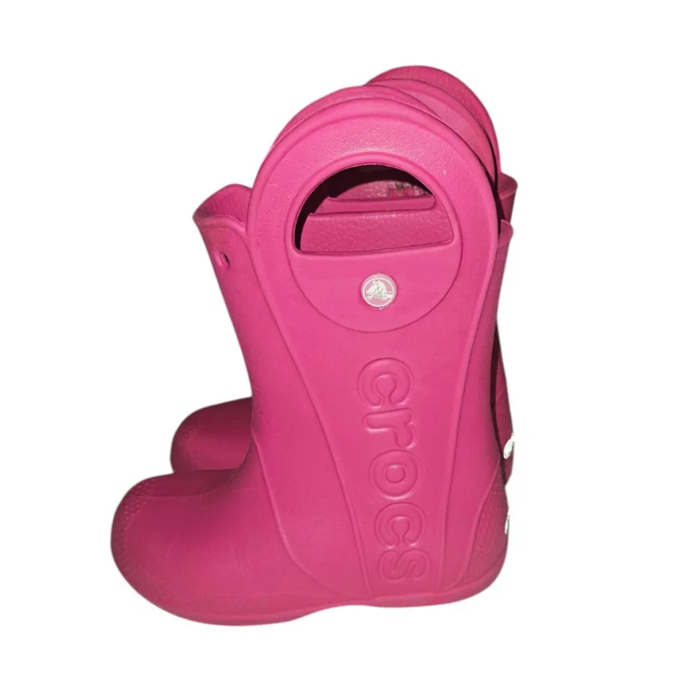 Crocs Kids Handle It Rain Boots (Little Girl) Size 1